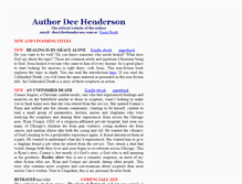 Tablet Screenshot of deehenderson.com